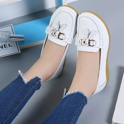 Mocassim en Cuir Orthopédiques Femmes - Marie