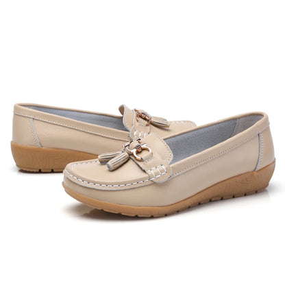 Mocassim en Cuir Orthopédiques Femmes - Marie