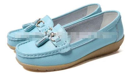 Mocassim en Cuir Orthopédiques Femmes - Marie