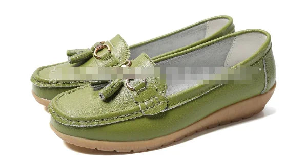 Mocassim en Cuir Orthopédiques Femmes - Marie