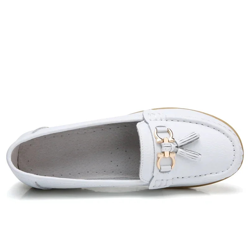 Mocassim en Cuir Orthopédiques Femmes - Marie
