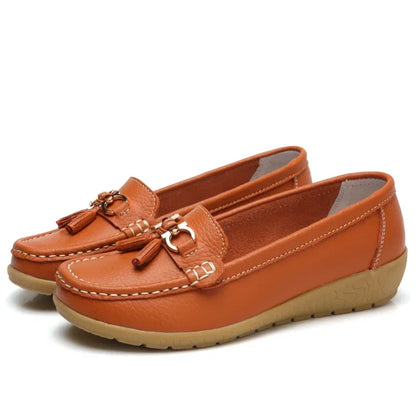 Mocassim en Cuir Orthopédiques Femmes - Marie