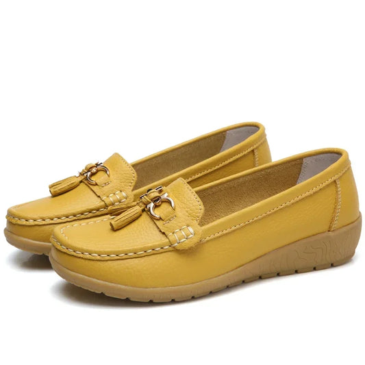 Mocassim en Cuir Orthopédiques Femmes - Marie