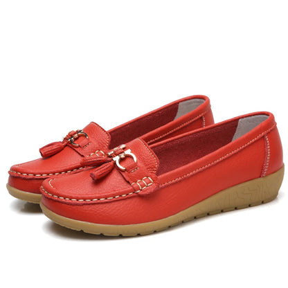 Mocassim en Cuir Orthopédiques Femmes - Marie