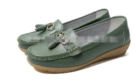 Mocassim en Cuir Orthopédiques Femmes - Marie